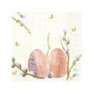 Afbeelding van Duni Tissue Servet 33x33 cm 3 lgs 10x50 stuks "Willow Easter