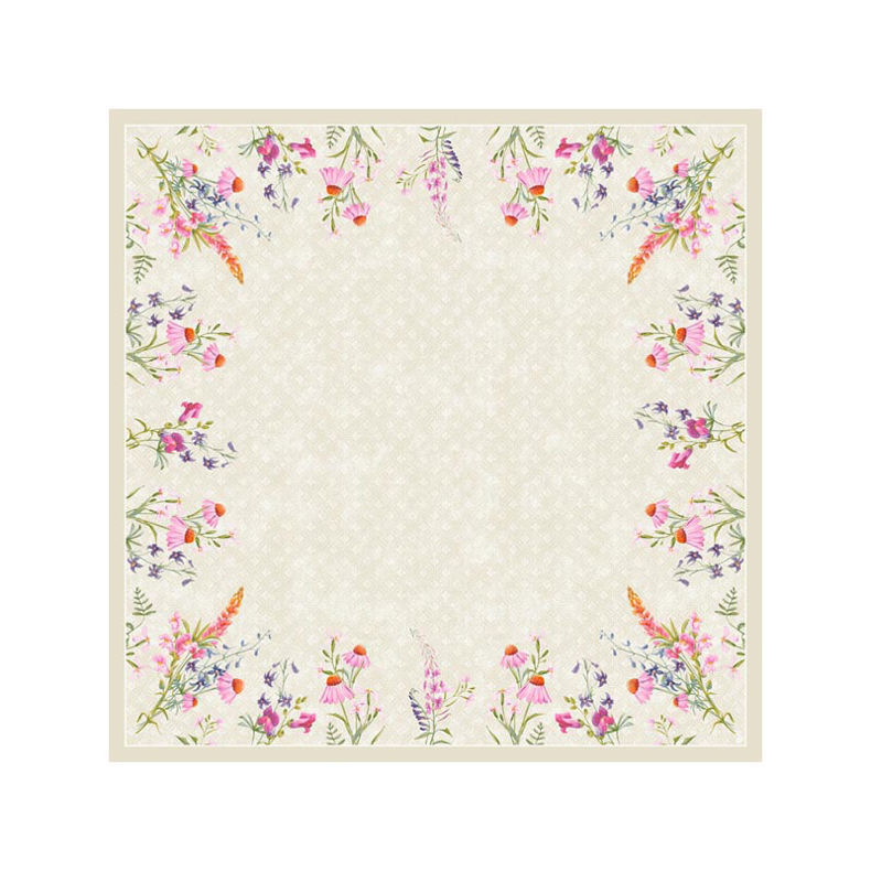 Afbeelding van Duni Dunicel Napperon 84x84 cm 5x20 stuks "Floret"