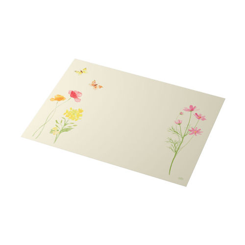 Afbeelding van Duni Dunicel Placemat 30x40 cm 5x100 stuks "Poppy Field"