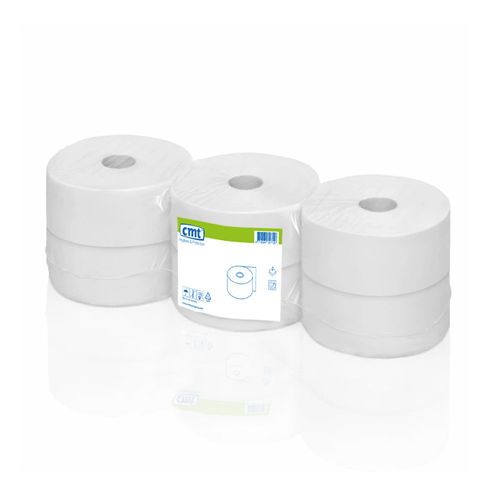 Afbeelding van Avodesch Toiletpapier Maxi Jumbo 2lgs Wit 6 Rol