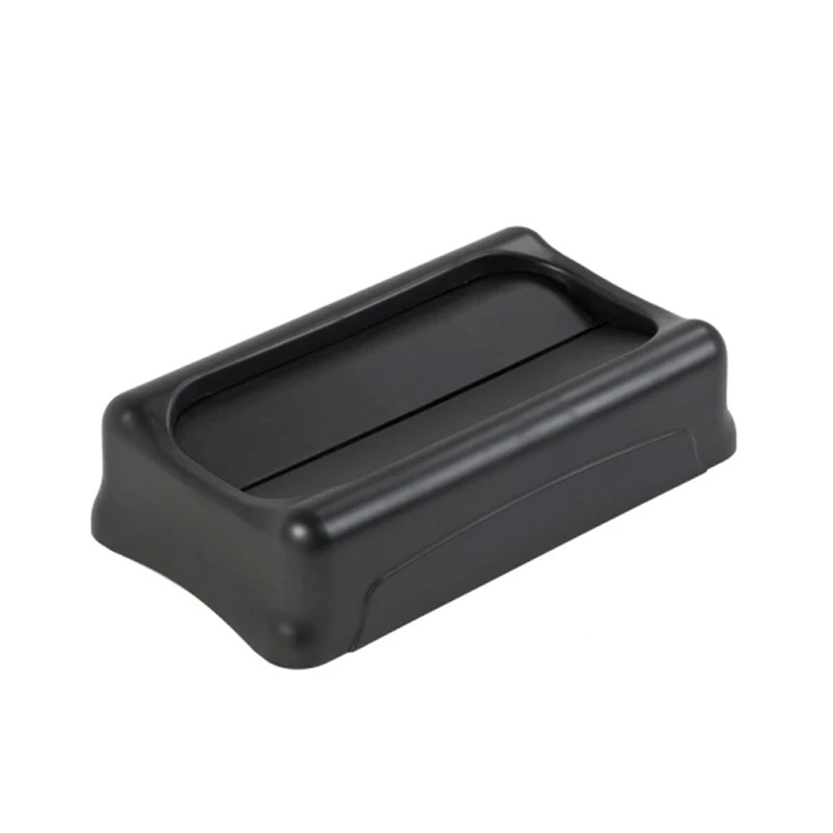 Afbeelding van VB Tuimeldeksel Rubbermaid Slim Jim Zwart