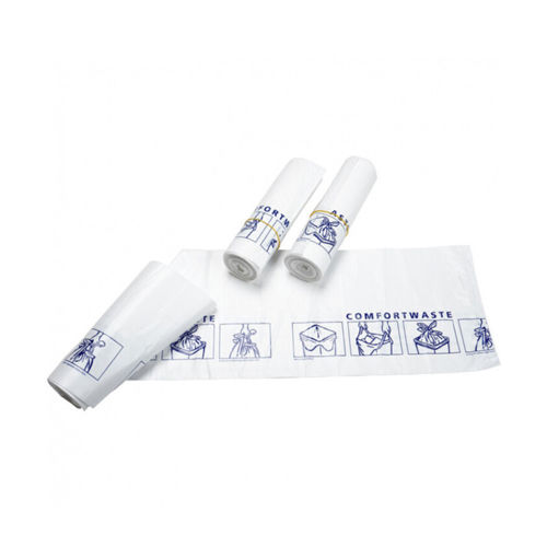 Afbeelding van Afvalzak HDPE 50x60 cm T20 Wit Comfortwaste 50 rol à 10 stuk