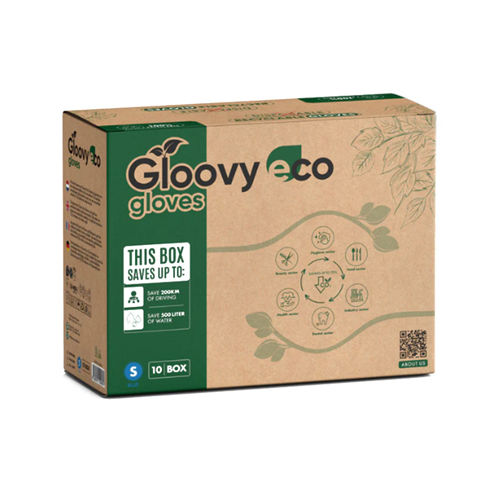 Handschoen Hygiëne Gloovy Eco Gloves maat S 100 stuks