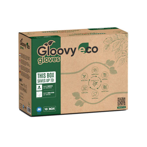 Handschoen Hygiëne Gloovy Eco Gloves maat M 100 stuks