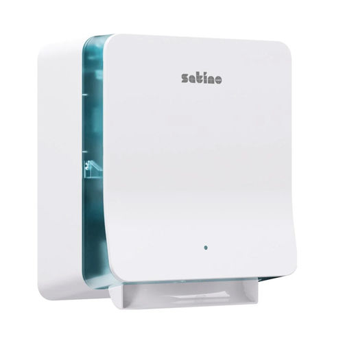 Satino SYS1 Handdoekrol Dispenser Hyginity Sensor Wit