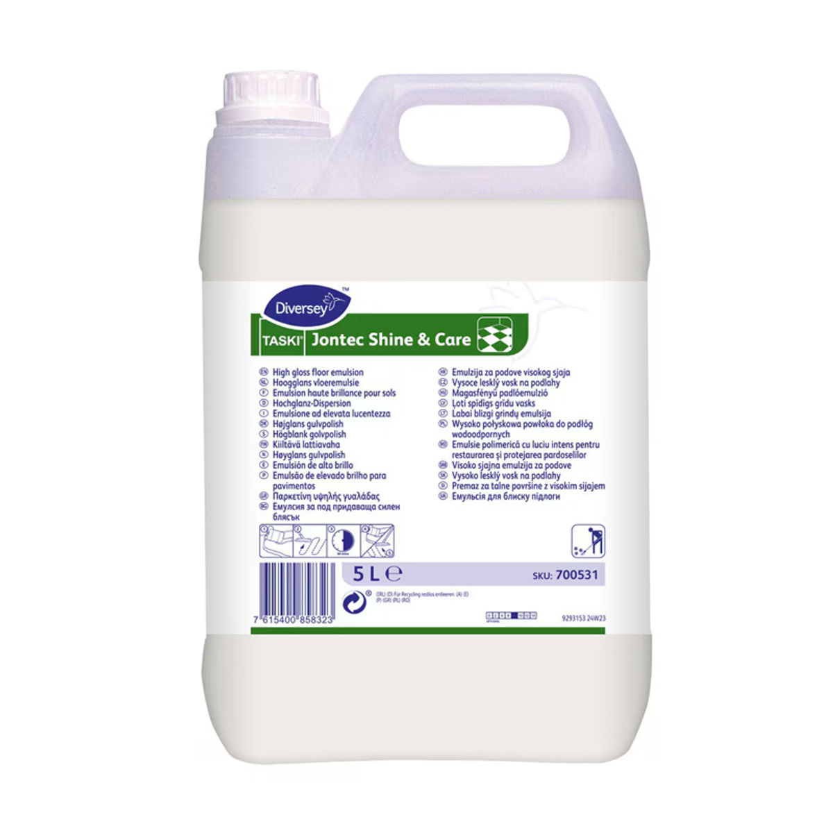 Afbeelding van Diversey Taski Jontec Shine & Care 2x5 ltr