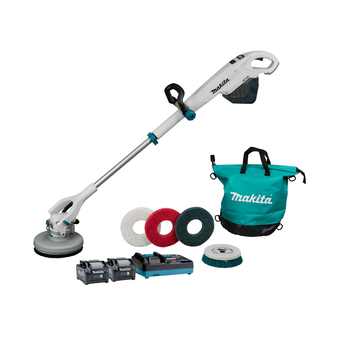 Makita Schrob- en Polijstmachine XGT 2 x 4,0Ah & snellader