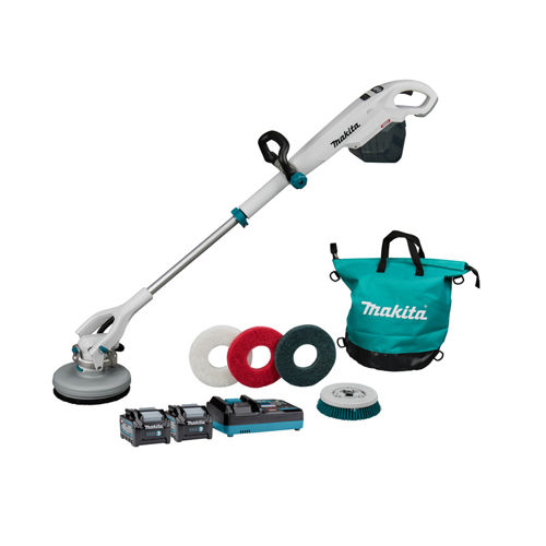 Makita Schrob- en Polijstmachine XGT 2 x 4,0Ah & snellader