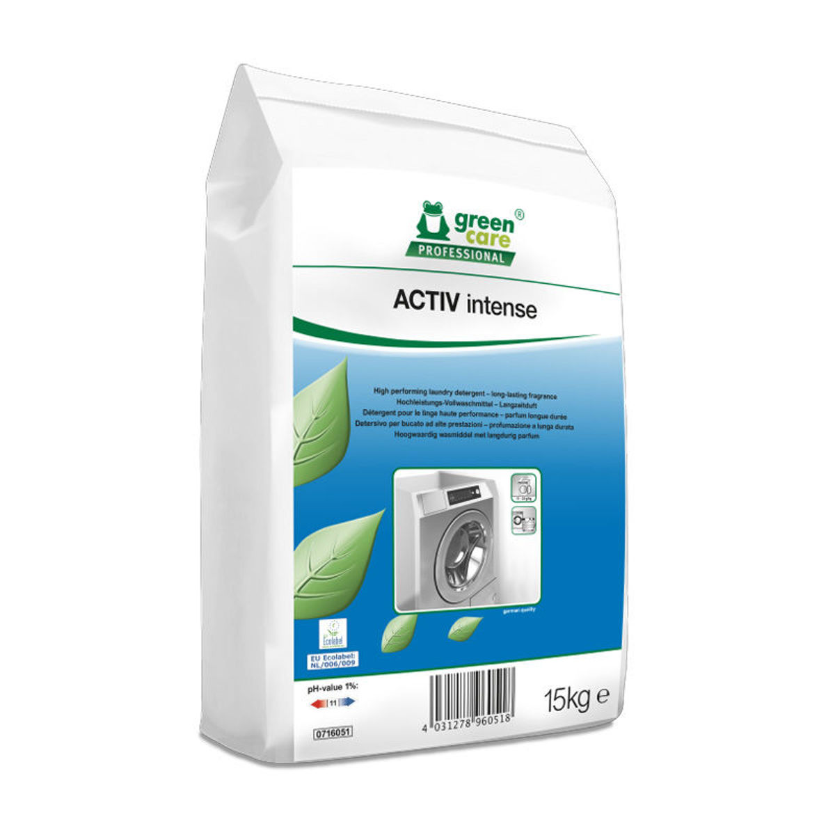Green Care Professional ACTIV intense 15 kg professioneel linnenwasmiddel