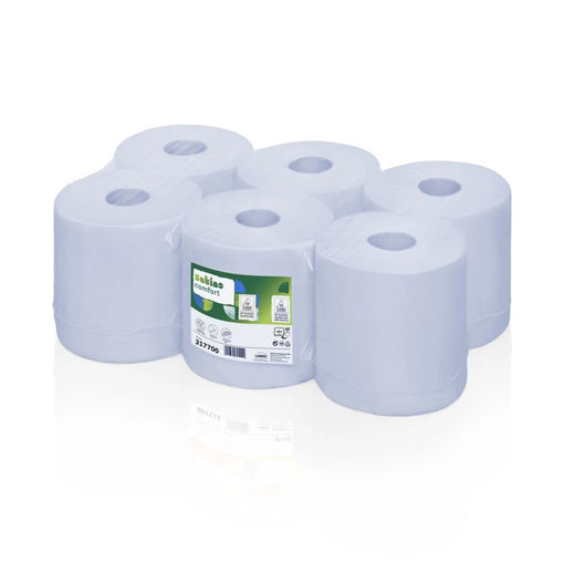 Afbeelding van Satino CF1 Poetsrol Midi 2lgs Blauw 6x150 mtr
