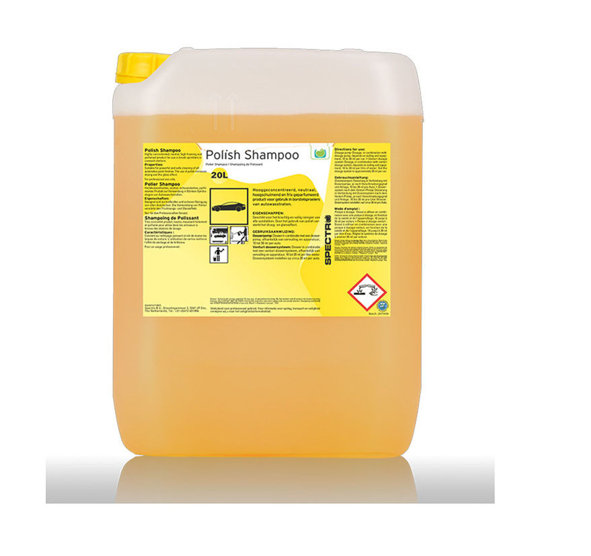 Avodesch Autoshampoo Polish 5 ltr voor professionele reiniging van autolakken