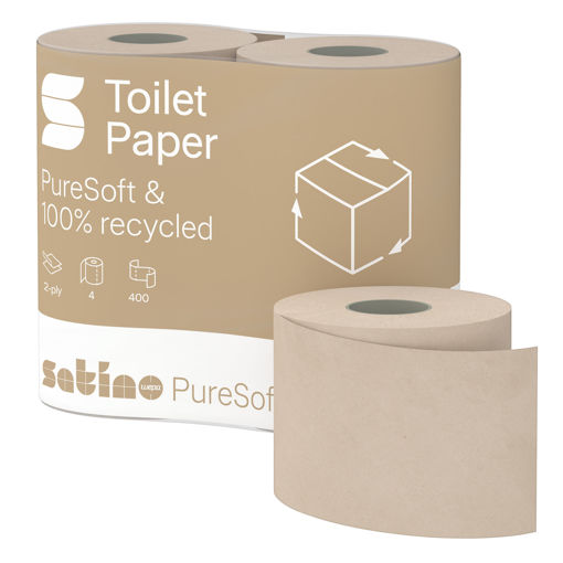 Satino MT1 Puresoft Toiletpapier Traditioneel 2lgs 40x400vel