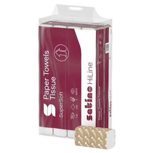 Satino HiLine PT2 Handdoek Z-Vouw 2lgs 25x150 stuks