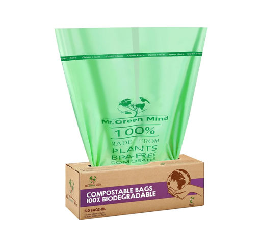 Afbeelding van Afvalzak Bio Mr. Green Mind 10 ltr Doos à 140 stuks