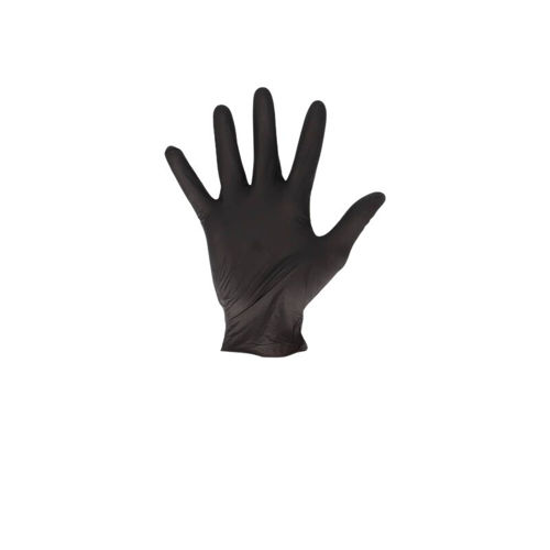Afbeelding van CMT Handschoen Nitril Soft Ongepoederd maat M Zwart 100 st.