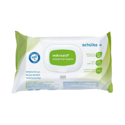 Schulke Mikrozid Universal Wipes Plastic Free BNL 114 stuks desinfectiedoekjes