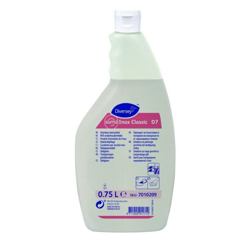 Diversey Suma Inox Classic D7 750 ml onderhoudsmiddel voor RVS